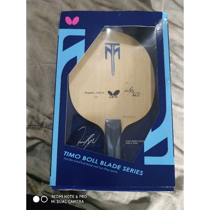 Blade Butterfly Timo Boll ALC lengkap dengan box ORI