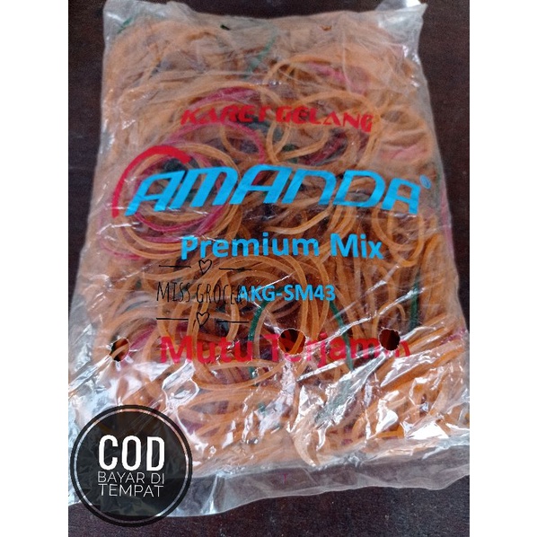 Karet Gelang Pentil Premium 500 gr Murah