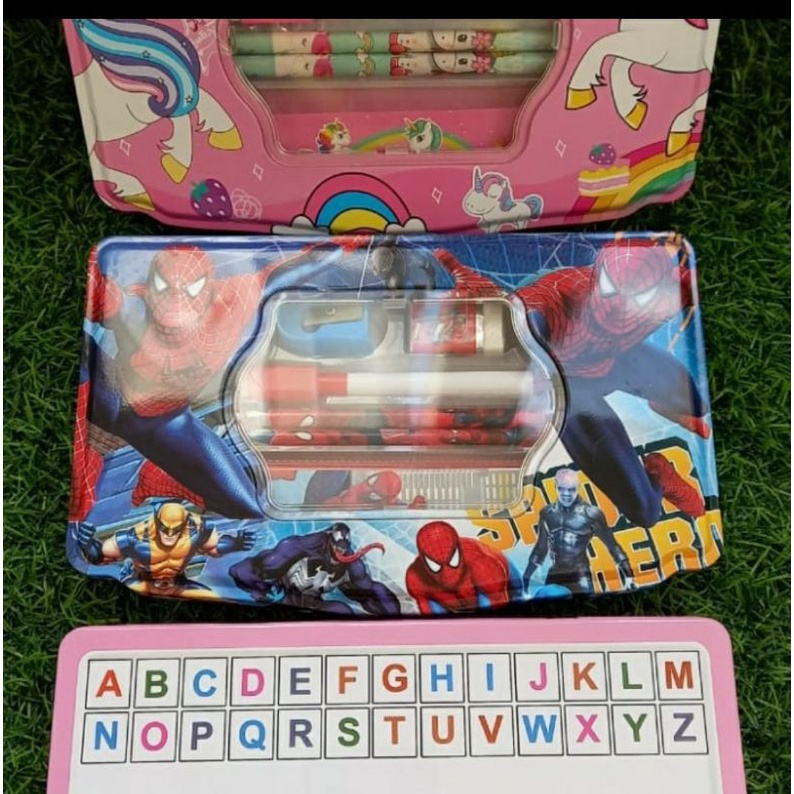 

kaleng pensil set papan tulis