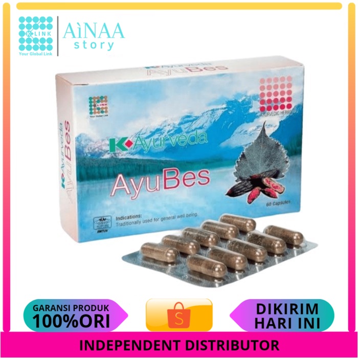 AYUBES K LINK 30 KAPSUL AYU BES 60 OBAT DIABETES PENURUN KADAR GULA - 30 Kaplet