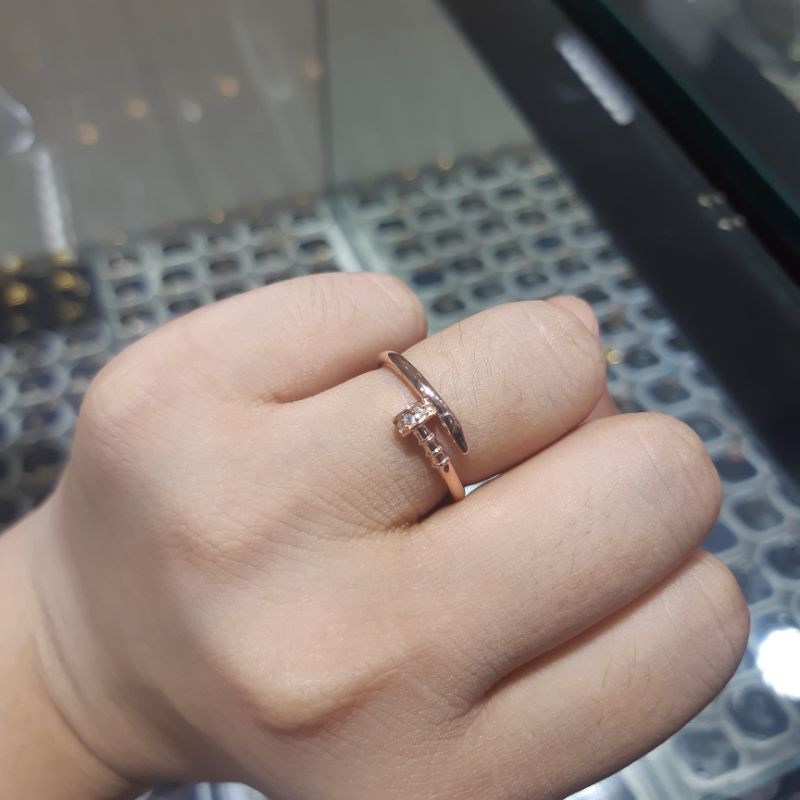 cincin emas paku fashion