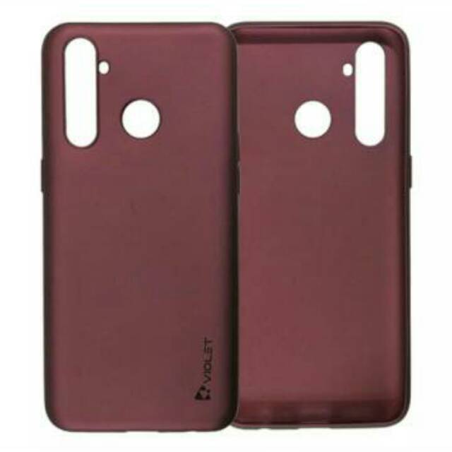 BABY SKIN ULTRA THIN CASING SOFTCASE VIOLET  REALME 5S