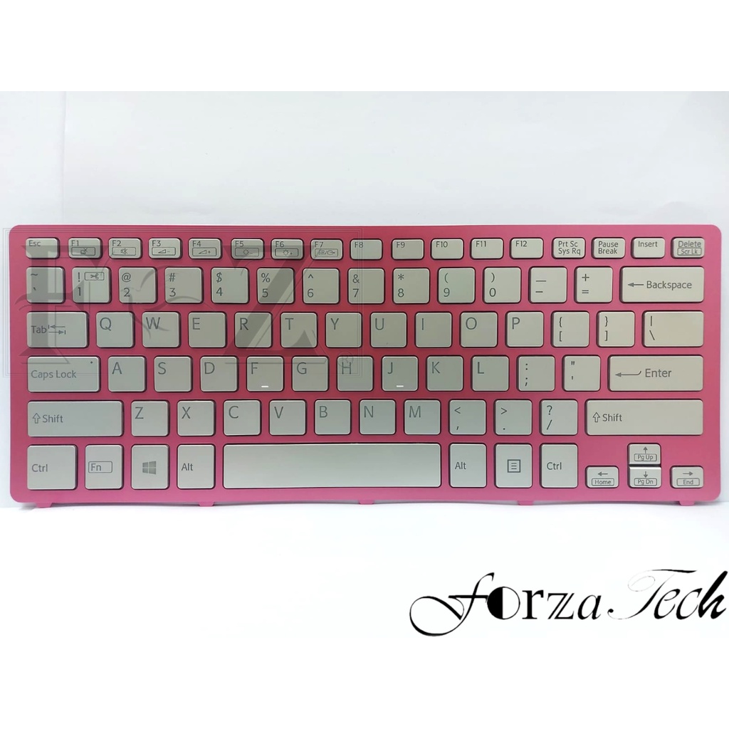 Keyboard SONY VAIO SVF14N Series 149264581US AEFI2U000403A 9Z.NABBQ.A01 Pink Frame Backlight
