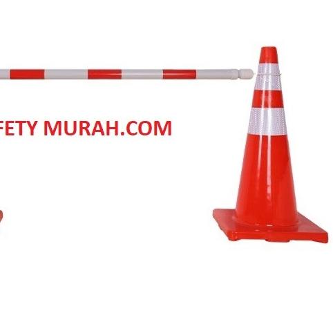 

۞ Retractable Cone Bar / Penghalang jalan - Merah Putih ☆