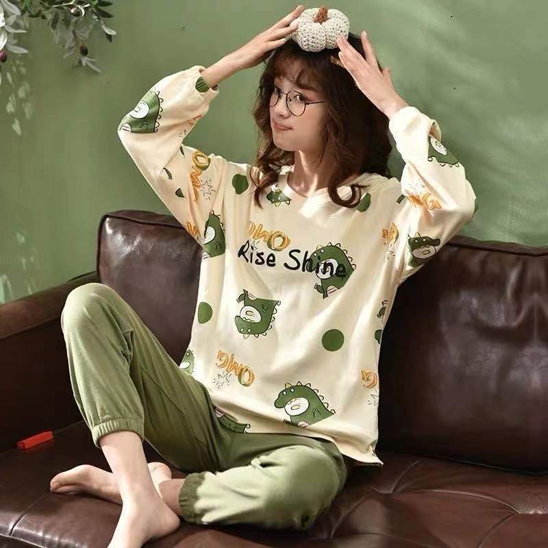 BAJU TIDUR PIYAMA SET PP LENGAN PANJANG CELANA PANJANG IMPORT PREMIUM BANYAK MOTIF