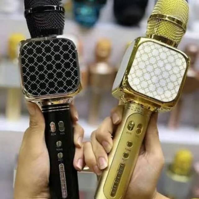 YS-69 Mic Karaoke Speaker Bluetooth Mik Karoke Microphone Nyanyi Mic YS 69 Mikrophone