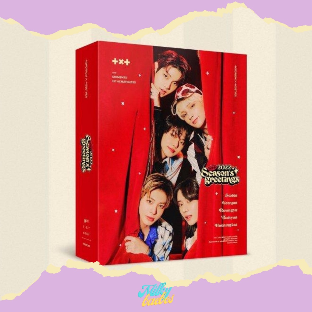 ✨[READY STOCK MILKYBAEBES (baca desc box)] Season's Greeting TXT 2022 x Weverse✨ PACKAGE OUTBOX DIAR