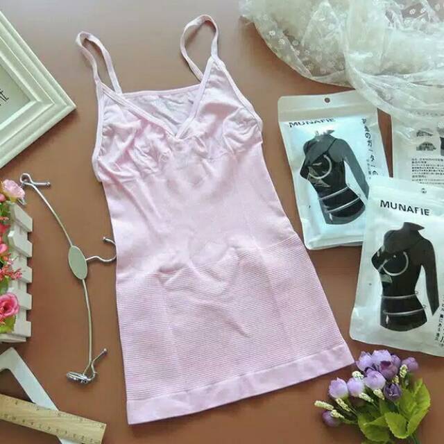Munafie atasan camisol slimming body shaperasli import/tanktop korset