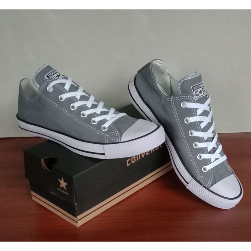 (free box converse)sepatu converse all star classic abu abu all star classic abu abu