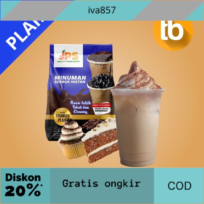 

PROMO JPS Bubuk Tiramisu Plain (Bubuk minuman dan makanan) GRATIS ONGKIR