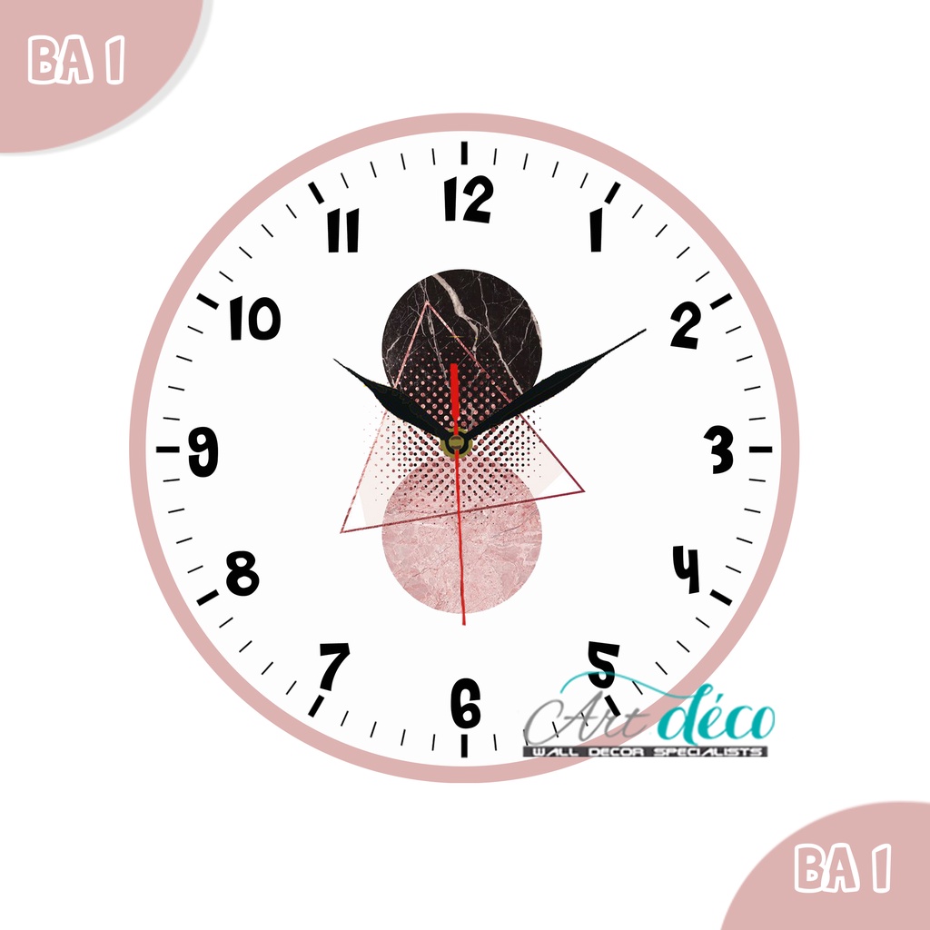 Jam Dinding Kayu Minimalis Aesthetic / Jam Dinding Vintage Unik
