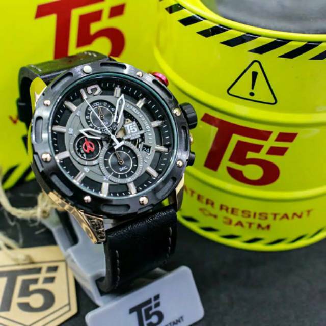 Jam T5 H 3639 original chrono aktif bergaransi free tin box