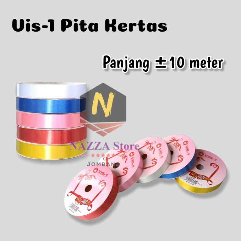 

VIS-1 - EXIS Pita Jepang Lebar 1,5 cm panjang ±10 meter 1 roll