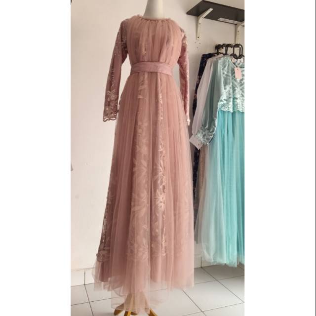 Dealova Indonesia - Zazzu Dress Rosegold
