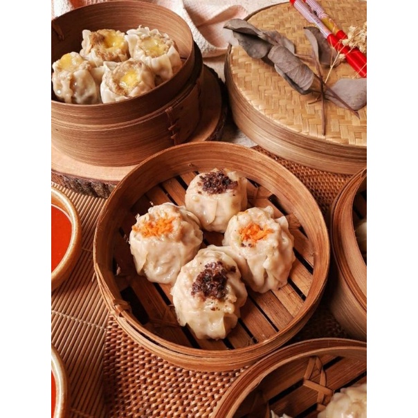 

dimsun ayam mix topping isi 8pcs free saos frozen food