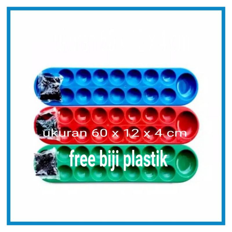 Congklak/mainan edukasi anak tradisional congklak/Dakon plastik