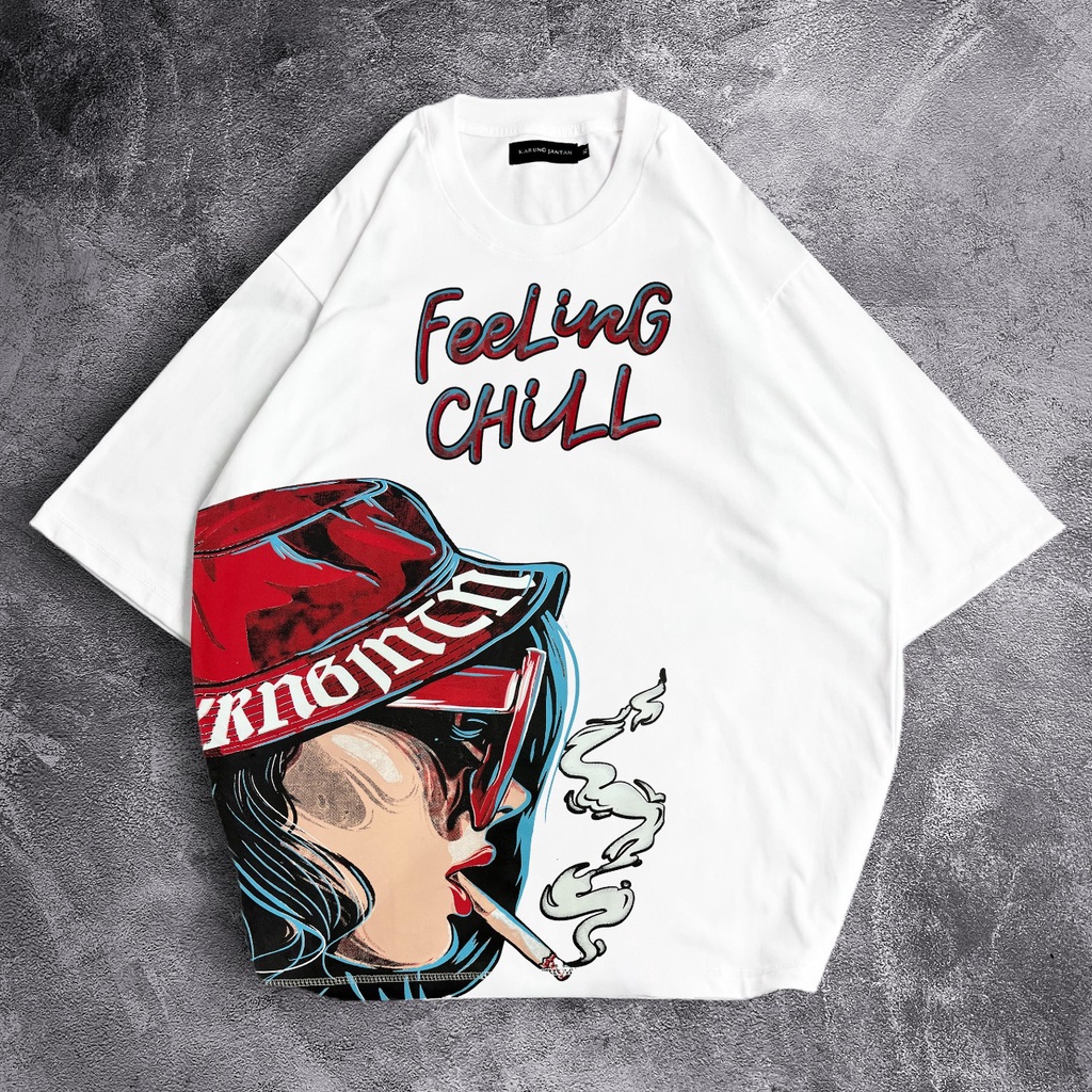 [Oversize] BAJU KAOS OVERSIZE / OVERSIZE T-SHIRT &quot;Feeling&quot;