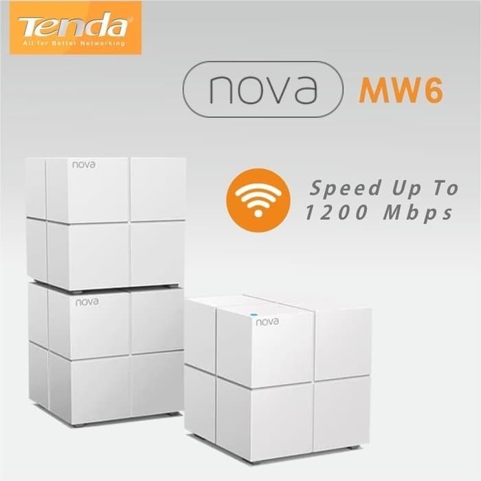 Tenda Nova MW6 Wireless Router 1200 Mbps 2 Set