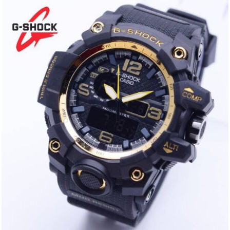 WATER RESIST G-Shock GWG 1000 Gshock Digital Double Time Rubber Jam Tangan Pria