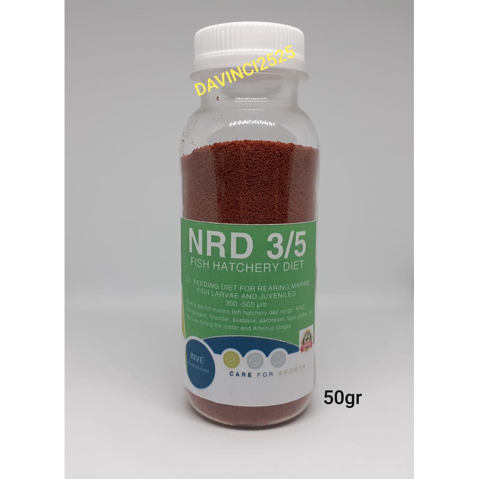 Pelet NRD 3/5 Pelet NRD 300 500 Pelet NRD 50gr Micro Pelet Ikan Hias pakan Burayak Makanan Ikan Hias