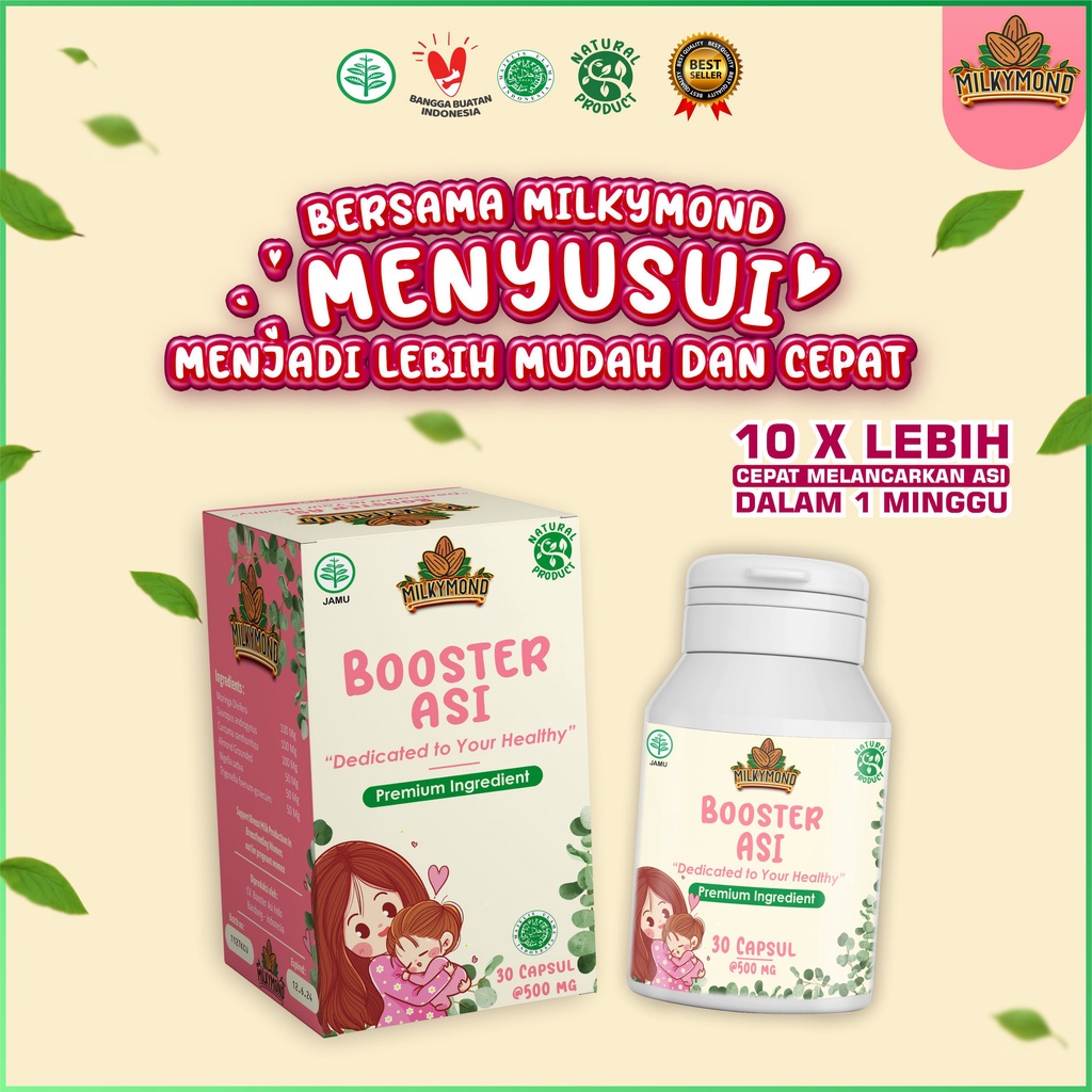 Pelancar Asi Booster Milkymond Habbatussauda | Soya | Kelor | Katuk | Fenugreek Ibu Hamil &amp; Menyusui