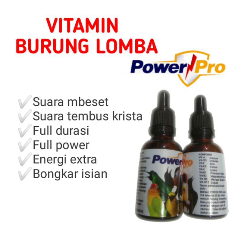 vitamin murai batu multivitamin pendongkrak power birahi burung suplemen multivitamin doping burung 