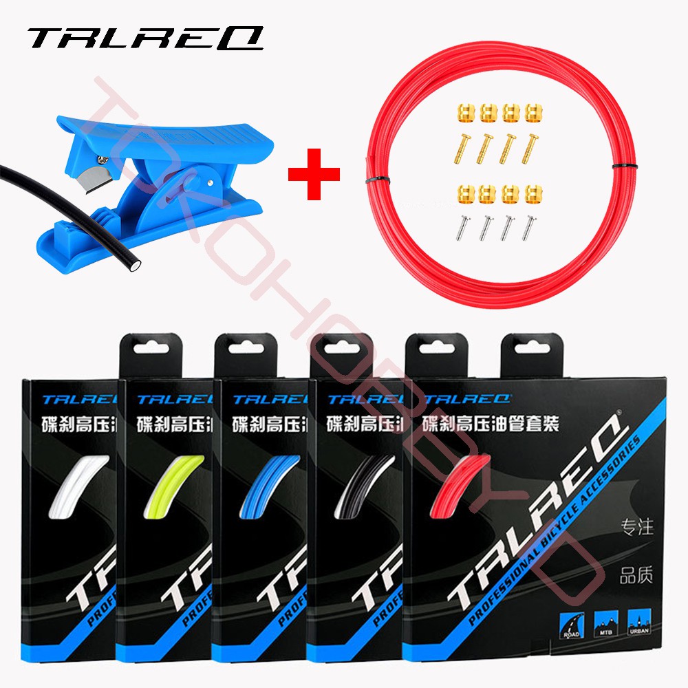 TRLREQ Kabel Rem Hidrolik Kit Sepeda Tube Hose Brake Set Olive Cutter Untuk Shimano Sram Avid Tektro
