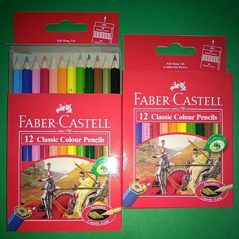 

PROMO!!! Pensil Warna Faber Castell 12s Classic Pendek