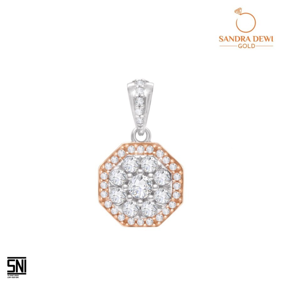 Liontin Sandra Dewi Gold Gold Duo Series 3LSZ381