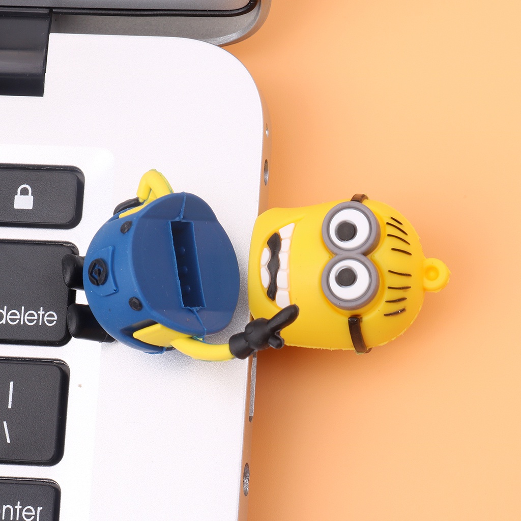 Usb Flash Drive Portable High Speed Desain Kartun Minions Kapasitas 8GB / 16GB / 32GB / 64GB / 128GB