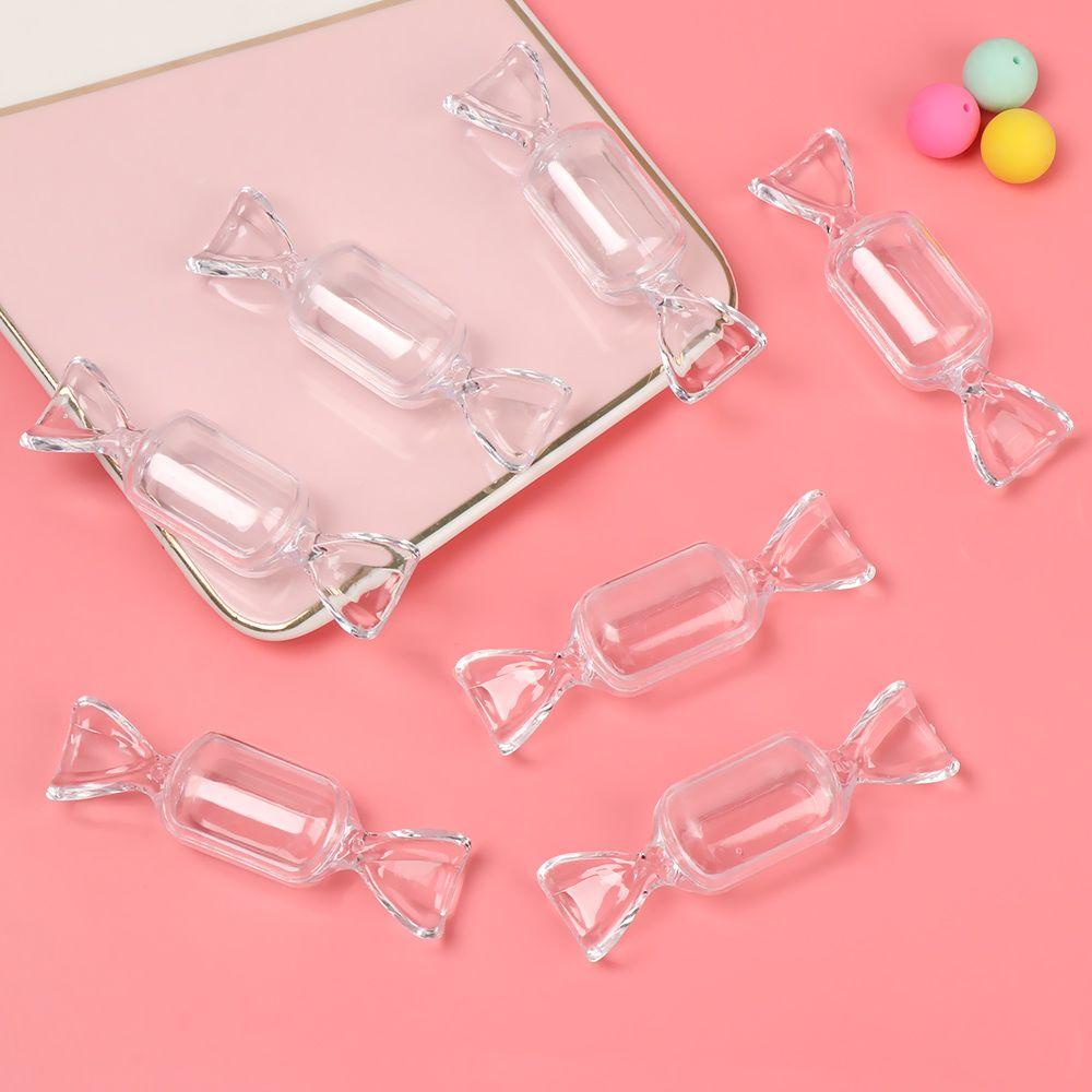 Ly 1/2 /5 /10 Pcs Candy Box Acrylic Kotak Penyimpanan Organizer Transparan