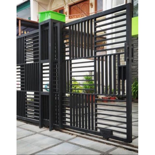 Pagar besi minimalis (BISA REQUEST)