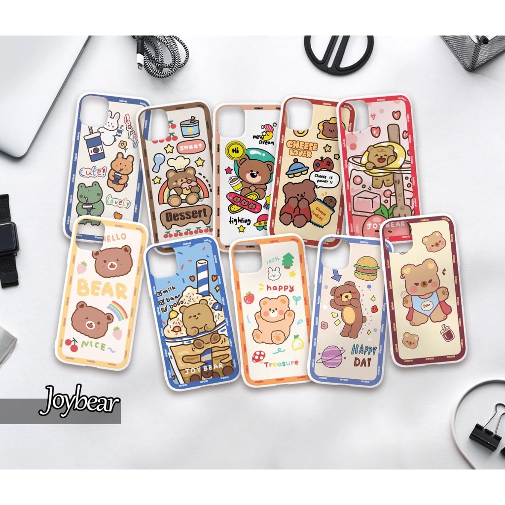 IPHONE 6/6 PLUS/X/XS SOFTCASE JOY BEAR/CASE MOTIF JOY BEAR