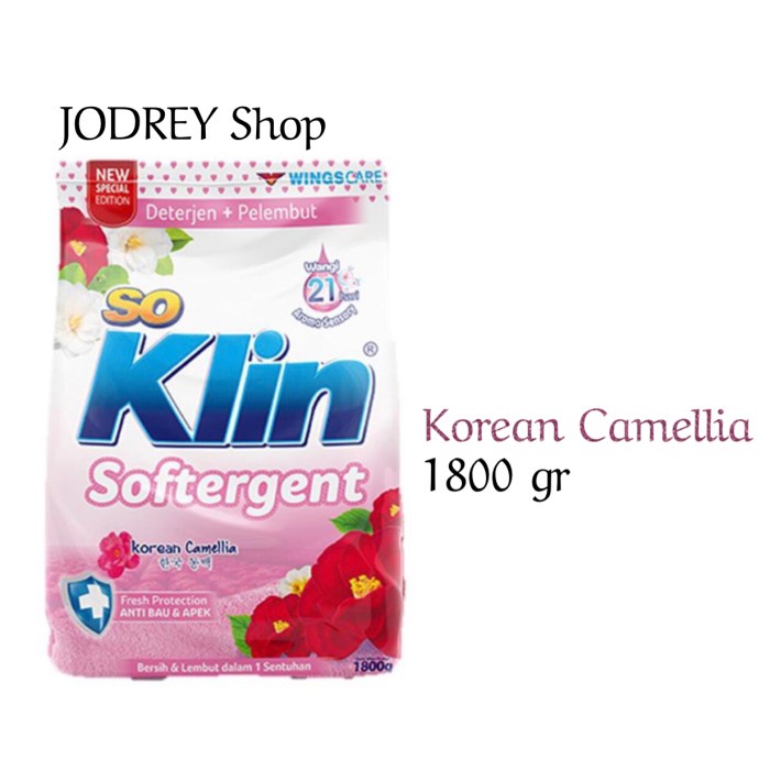 Soklin Softergent Korean Camellia 1800gr