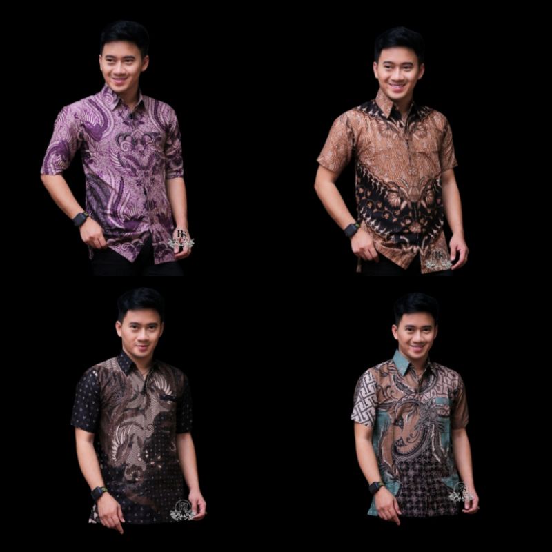 kemeja batik tradisional batik lengan pendek