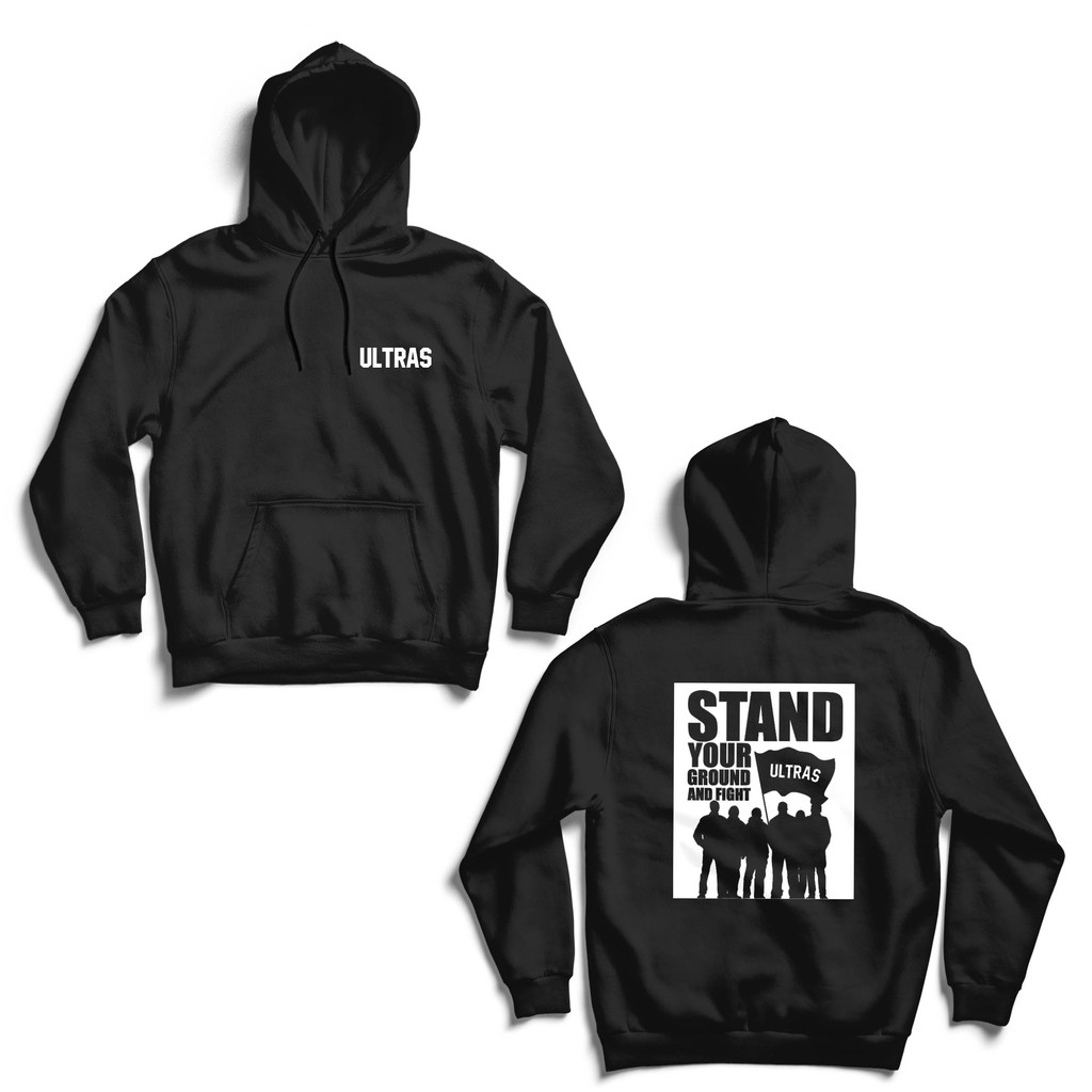 HOODIE ORIGINAL HOOLIGAN ULTRAS CASUAL PRIA WANITA STAND YOUR GROUND KUALITAS DISTRO