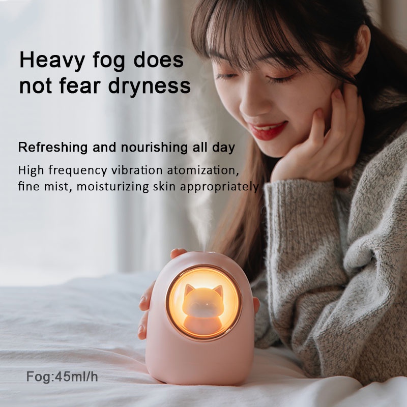 ✅COD Penjual Lokal✅ CORN Pportable Humidifier Diffuser Aromaterapi Lucu Wireless Mini Oil Murah Humidifiers Kapsul Ruang Angkasa Diffuser Ultrasonic With Led Night Light