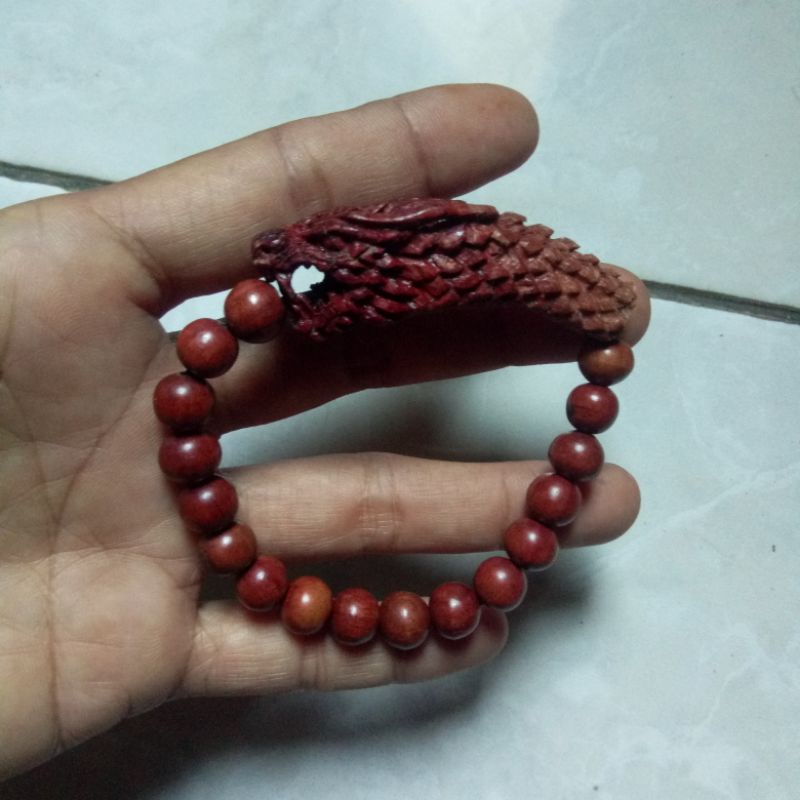 Gelang ukir naga kayu galih nagasari