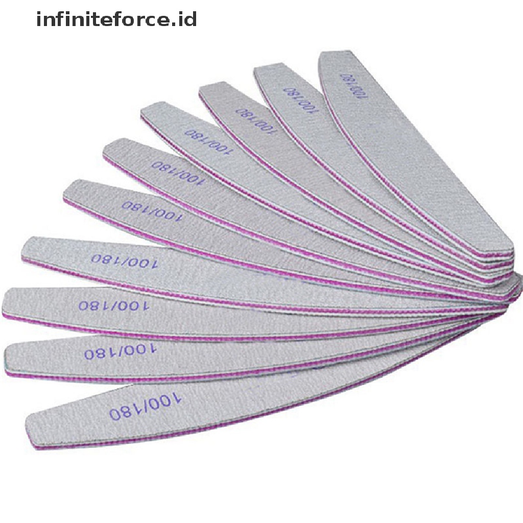 Infiniteforce.id 1 / 5PCS Balok Buffer Kikir Kuku UV Gel Untuk Manicure / Pedicure