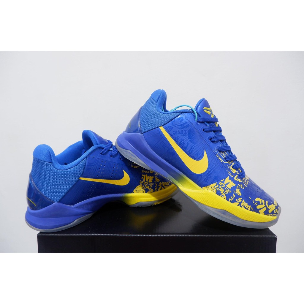SEPATU BASKET NIKE KOBE 5 PROTRO LOW RINGS BLUE