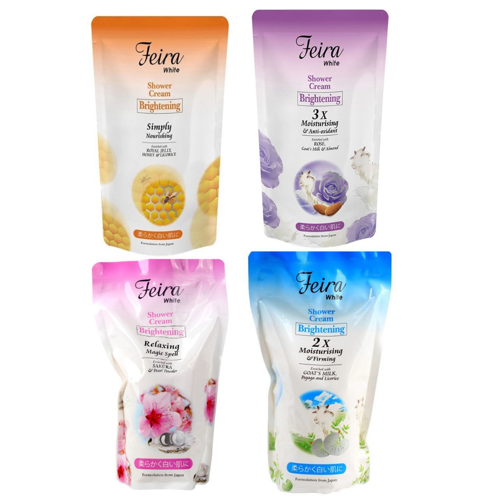 Feira White Shower Cream Brightening 850ml