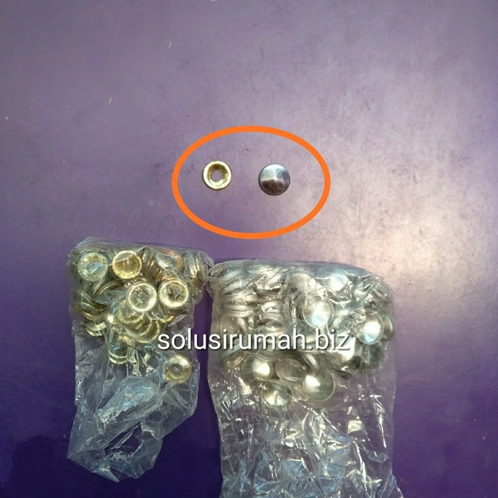 TUTUP SEKRUP BESI DALAM+LUAR 1BIJI SET RING PEMANIS 15MM YG DILINGKARI