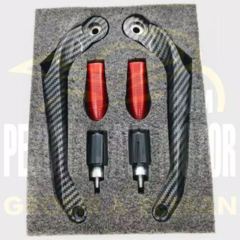 Proguard karbon handguard carbon Universal /pelindung stang semua motor