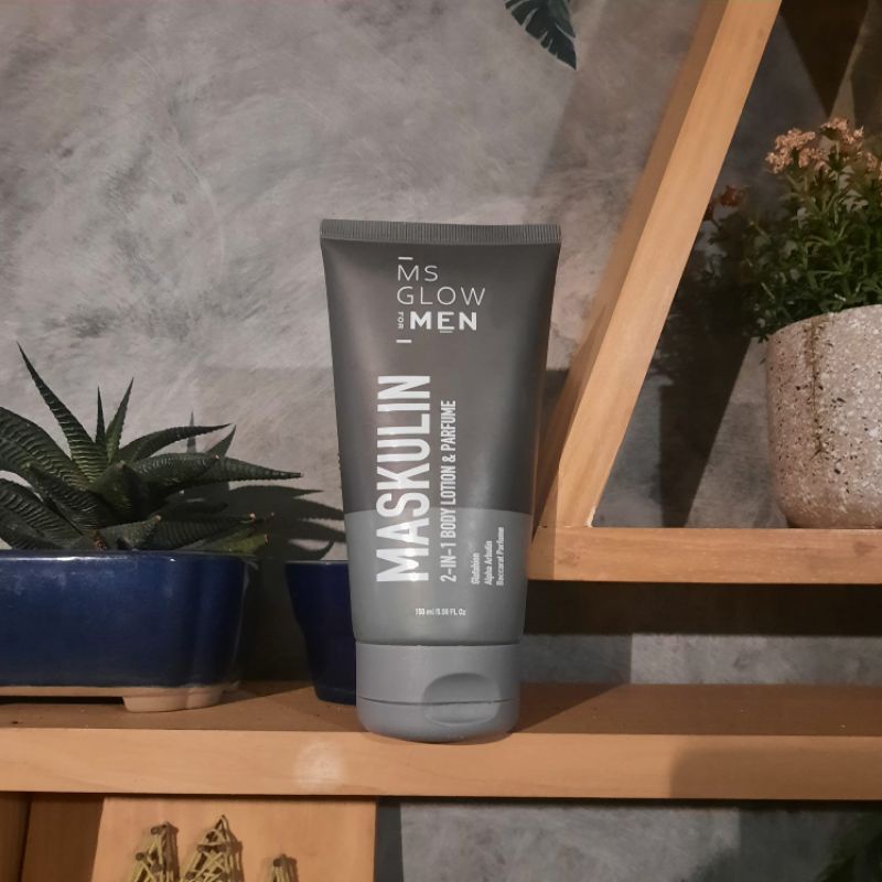 MASKULIN BODY LOTION dan PARFUM Msglow for men