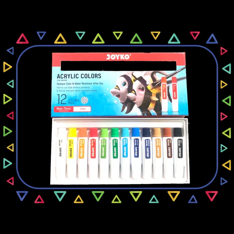 

cat acrylic colors titi / joyko 12 colors