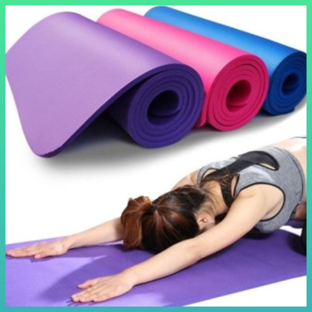 Shop Matras Yoga Anti Slip Matras Olahraga Free Tas Worldhome66