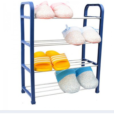 Ar093 Rak Tempat Sepatu Sandal 4 Tingkat Diy Mini Shoes Rack Storage Shopee Indonesia