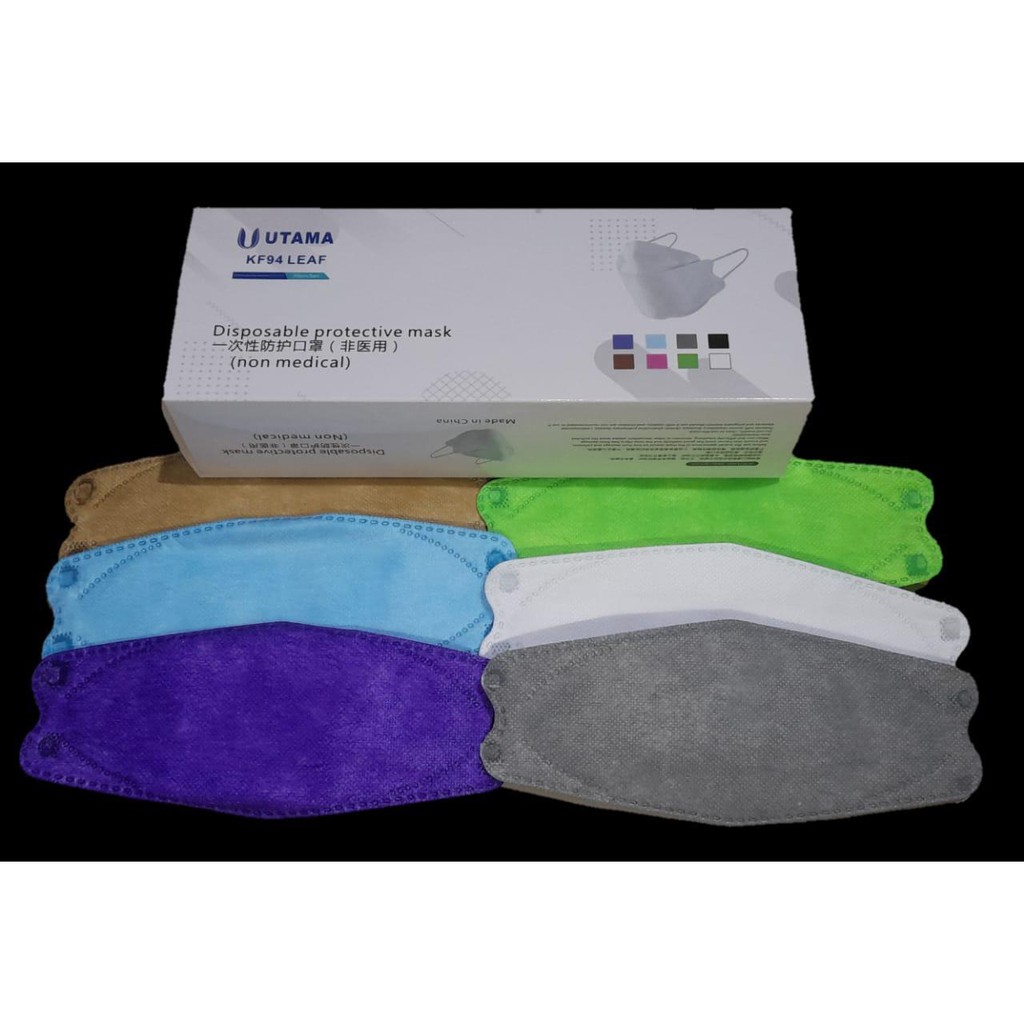 Masker KF94 Warna Korea 4ply  Ecer 1 pcs Disposable Face mask