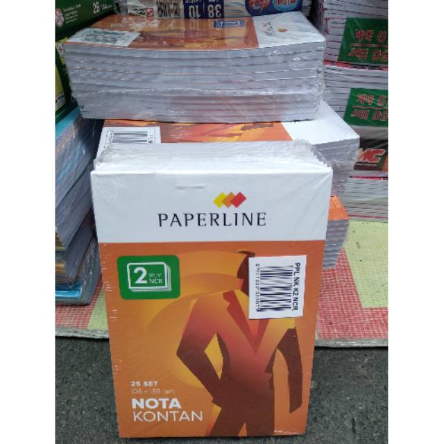 

Nota kontan 2 ply mrek paperline isi 10 buku kecil 10 x16 cm