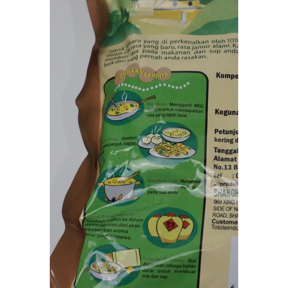 

1XCC TOTOLE KALDU JAMUR 200GR / MUSHROOM SEASONING ODCX